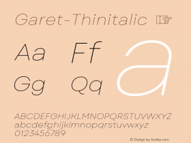 Garet-Thinitalic