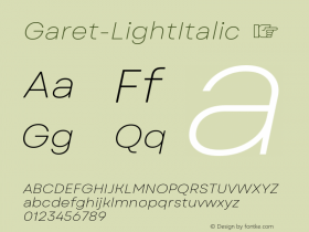 Garet-LightItalic