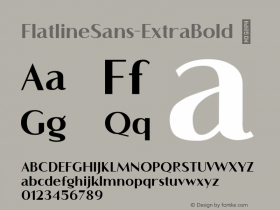 FlatlineSans-ExtraBold