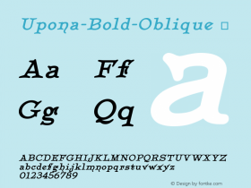 Upona-Bold-Oblique