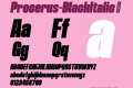 Procerus-BlackItalic