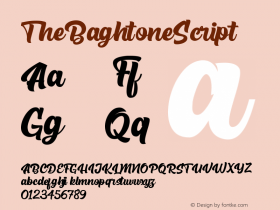 TheBaghtoneScript