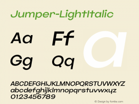 Jumper-LightItalic