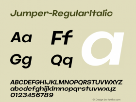 Jumper-RegularItalic