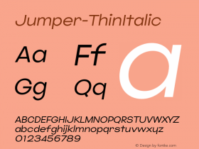 Jumper-ThinItalic