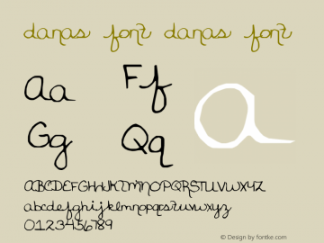 danas font