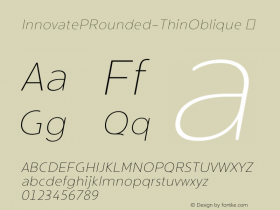 InnovatePRounded-ThinOblique