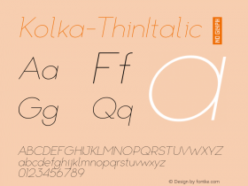 Kolka-ThinItalic