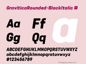 GraviticaRounded-BlackItalic