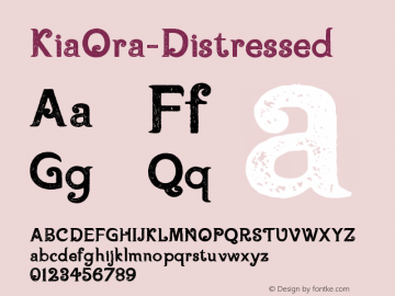 KiaOra-Distressed