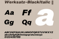 Werksatz-BlackItalic