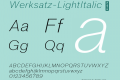 Werksatz-LightItalic