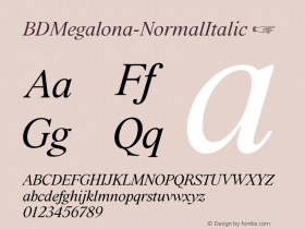 BDMegalona-NormalItalic