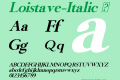 Loistave-Italic