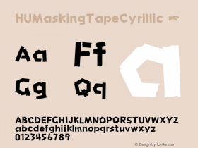 HUMaskingTapeCyrillic