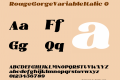 RougeGorgeVariableItalic