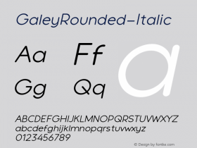 GaleyRounded-Italic