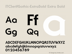 ITCSerifGothic-ExtraBold