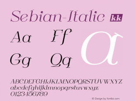 Sebian-Italic