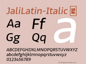 JaliLatin-Italic