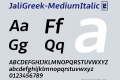 JaliGreek-MediumItalic