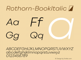 Rothorn-BookItalic