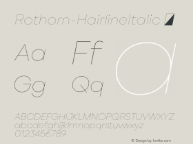 Rothorn-HairlineItalic