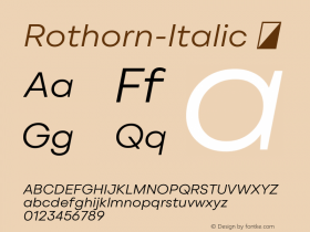 Rothorn-Italic