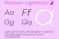 Rothorn-LightItalic