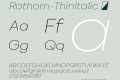 Rothorn-ThinItalic