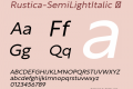 Rustica-SemiLightItalic