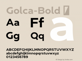 Golca-Bold