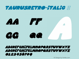 TaurusRetro-Italic