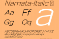 Namata-Italic