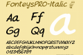 FonteysPRO-Italic