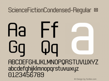 ScienceFictionCondensed-Regular