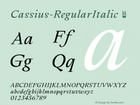 Cassius-RegularItalic