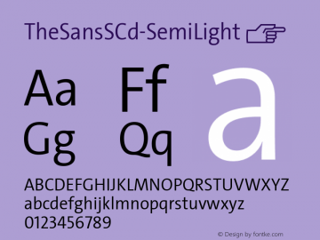 TheSansSCd-SemiLight