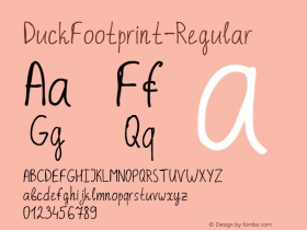 DuckFootprint-Regular