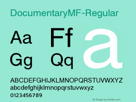 DocumentaryMF-Regular