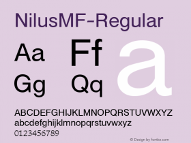 NilusMF-Regular