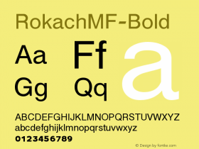RokachMF-Bold