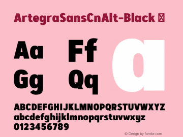 ArtegraSansCnAlt-Black