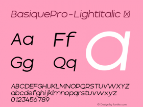 BasiquePro-LightItalic