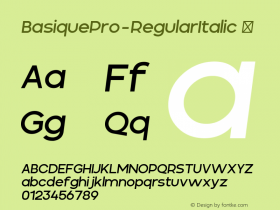 BasiquePro-RegularItalic