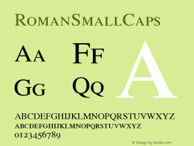 RomanSmallCaps