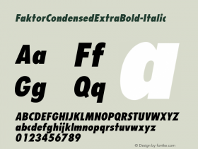 FaktorCondensedExtraBold-Italic