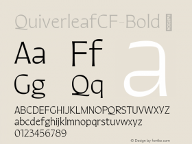 QuiverleafCF-Bold