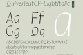 QuiverleafCF-LightItalic