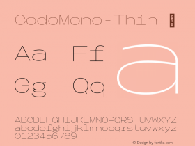 CodoMono-Thin